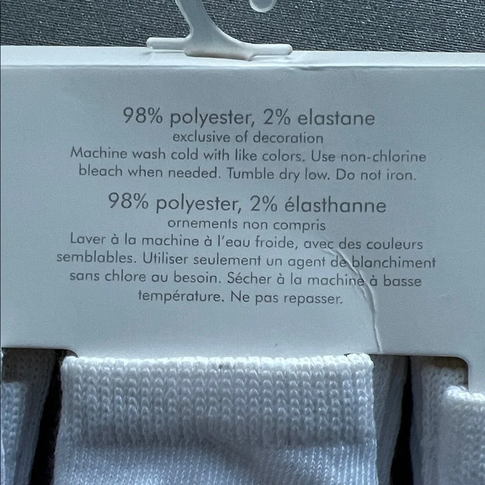 Badgley Mischka Ballet White Light Pink Infant Socks - 6 Pack NWT Size 6-12M